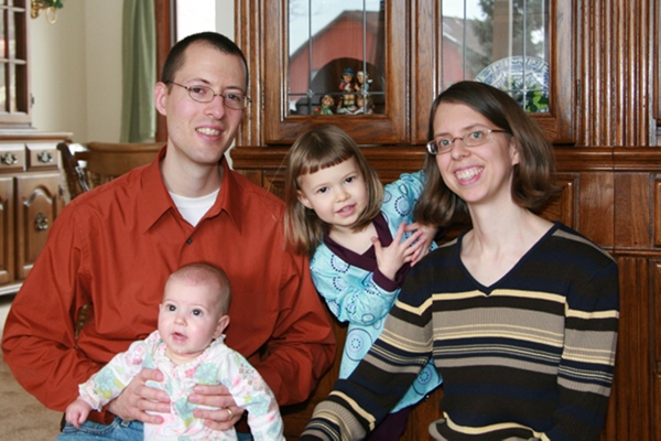 Family photo from February 2010
